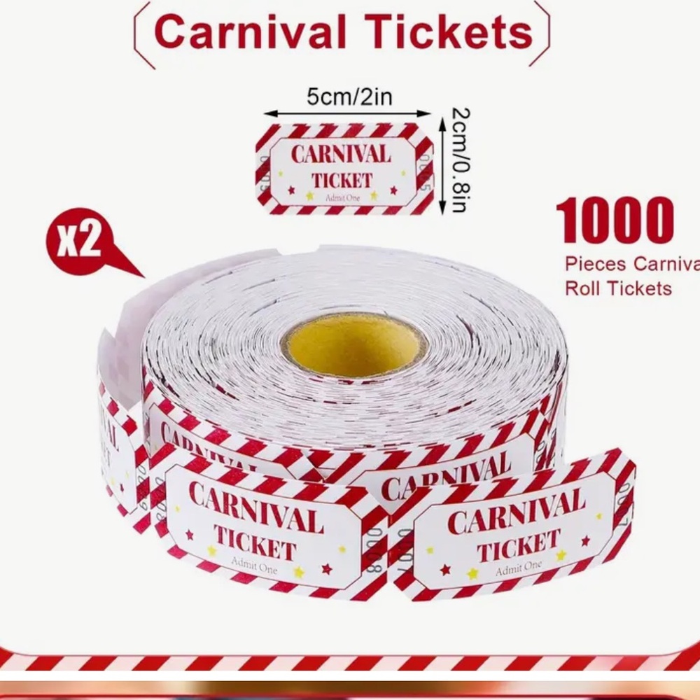 NWT Carnival Tickets